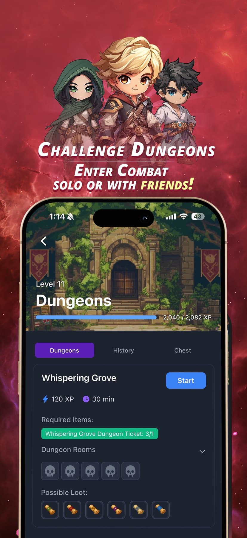 Degen Idle: Dungeon RPG screenshot 2 - screenshot