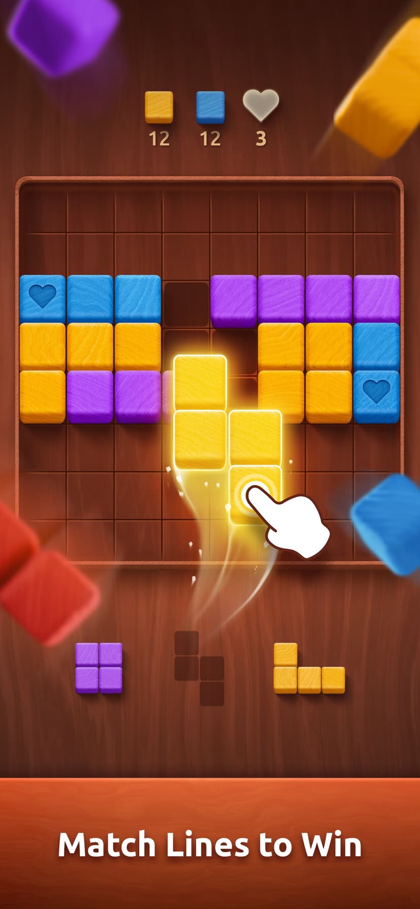 Colorwood Blocks: Wood Puzzle screenshot 1 - screenshot