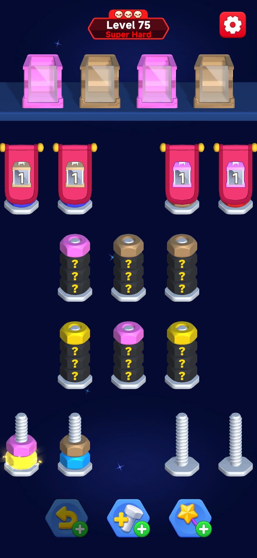 3D Nuts Sort screenshot 8 - screenshot
