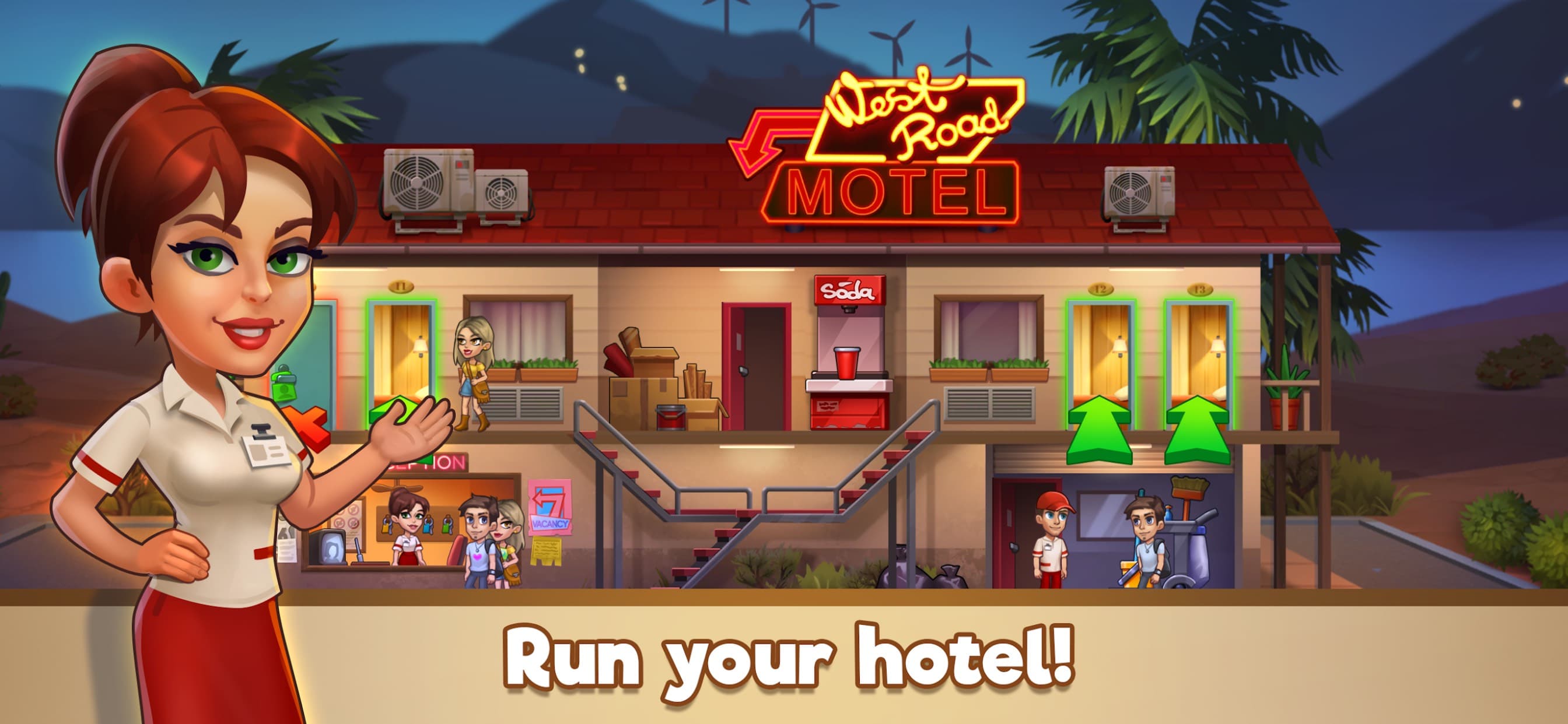 Doorman Story. Hotel simulator screenshot 3 - screenshot
