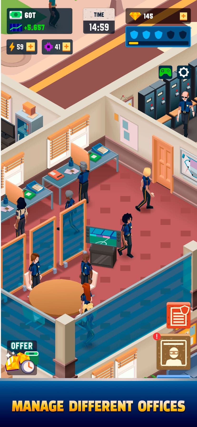 Idle Police Tycoon - Cops Game screenshot 2 - screenshot