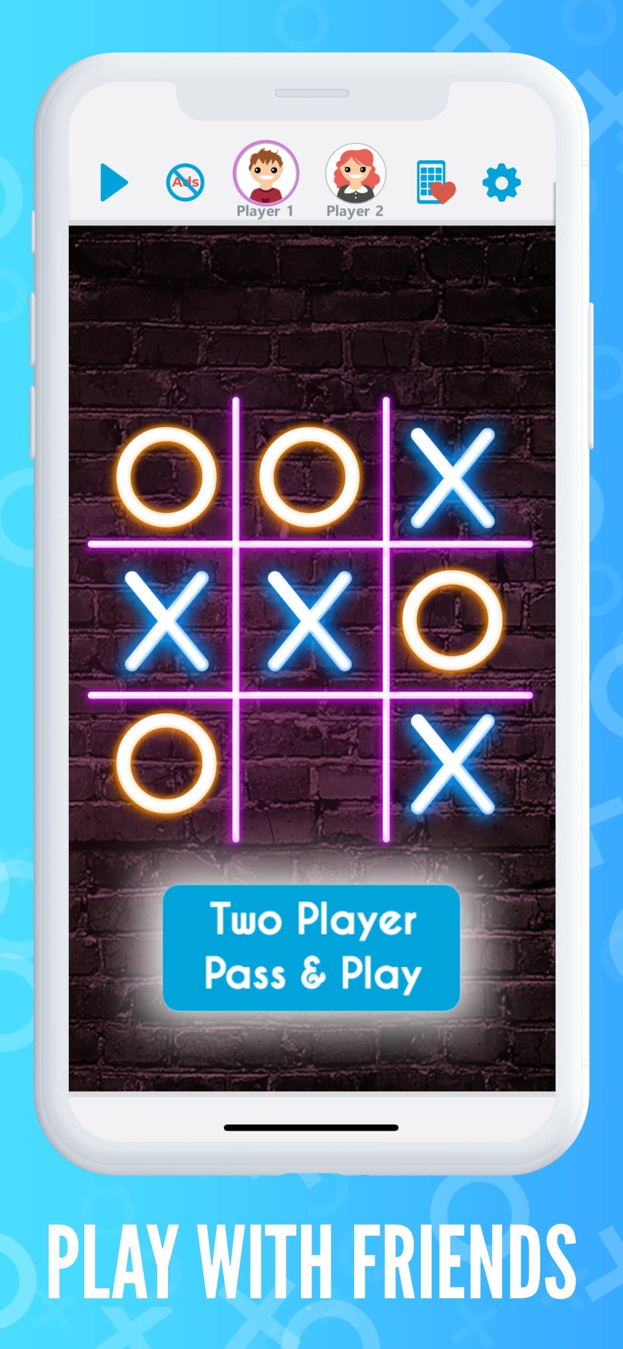 Tic Tac Toe OXO - 2 Player screenshot 4 - screenshot