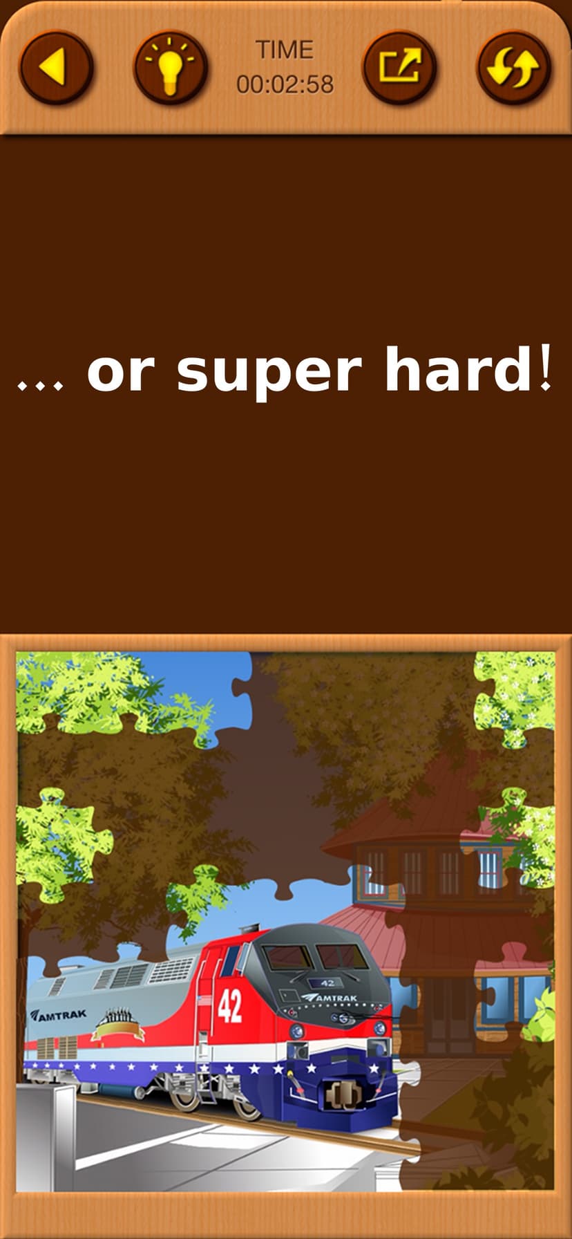 Train Jigsaw Puzzles for Kids screenshot 6 - screenshot