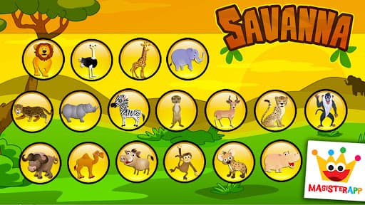 Savanna - Puzzles and Coloring screenshot 10 - screenshot