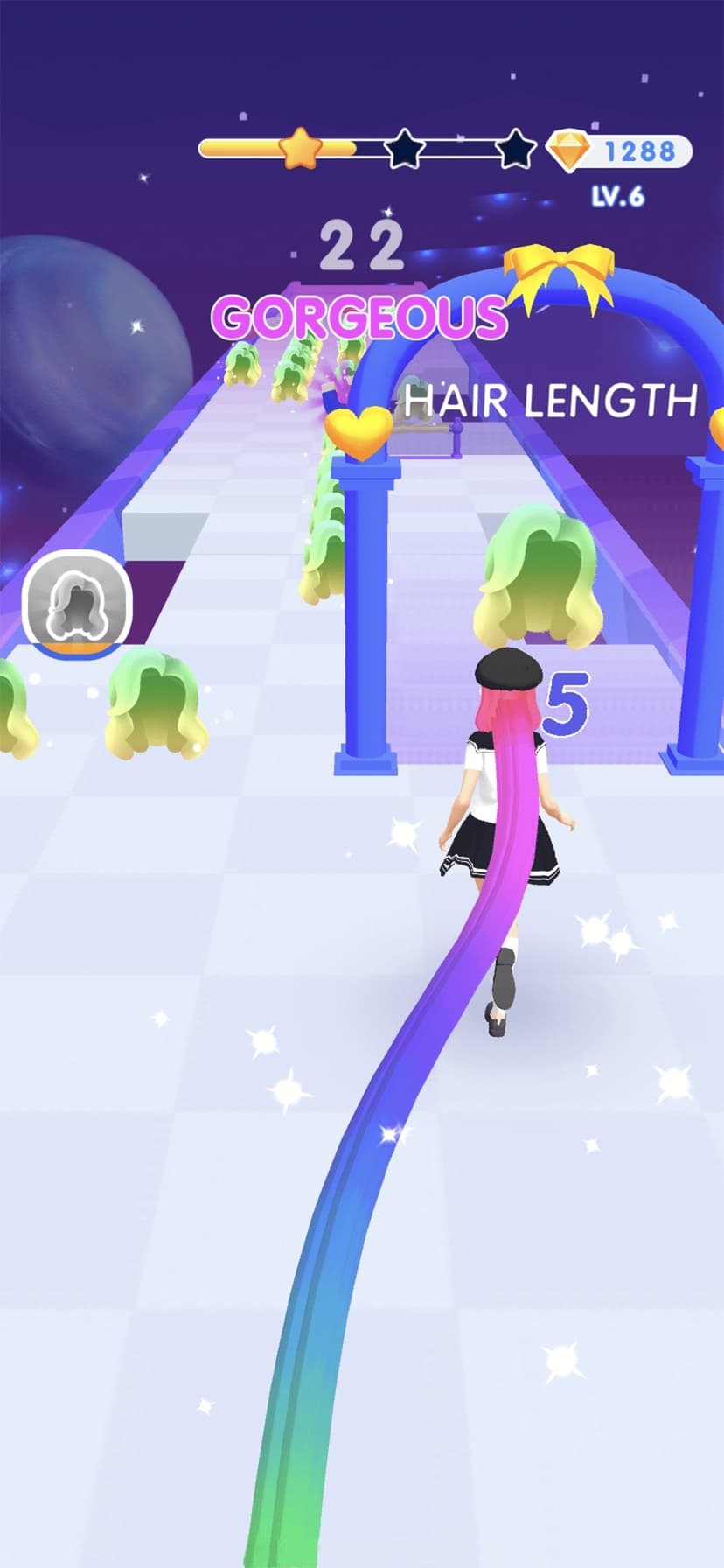 Dancing Hair: Dress Up screenshot 4 - screenshot
