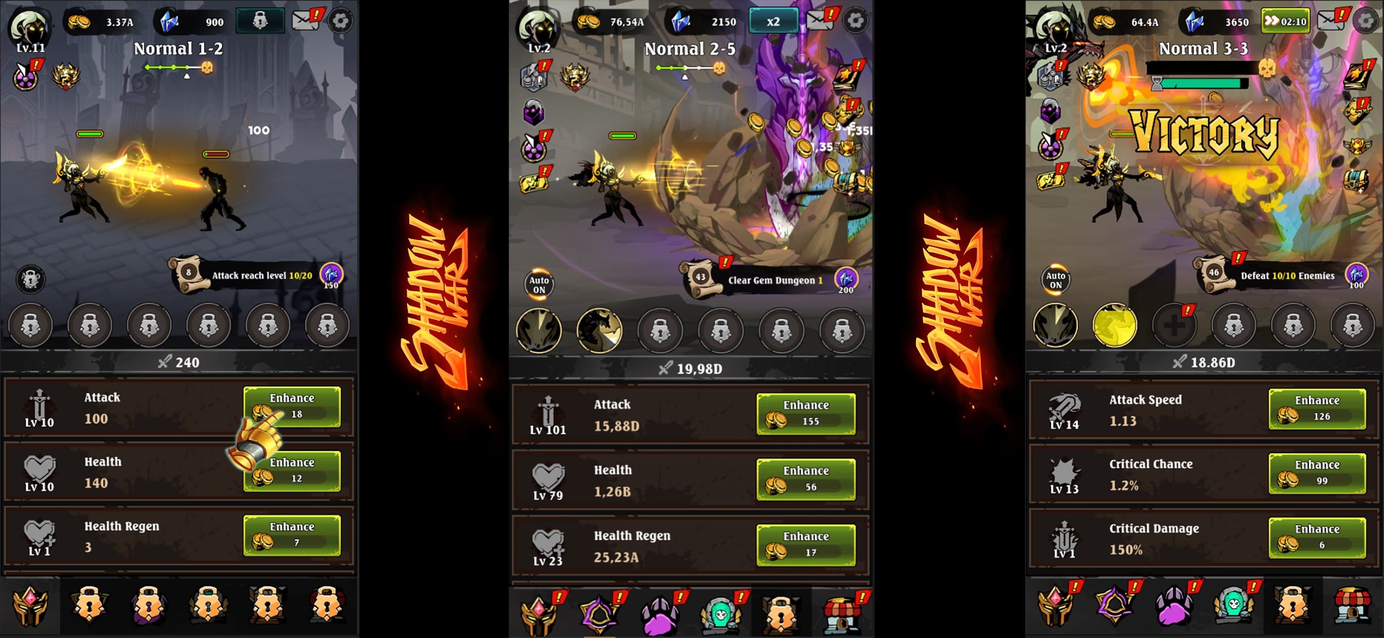 Shadow War: Idle RPG Survival screenshot 8 - screenshot