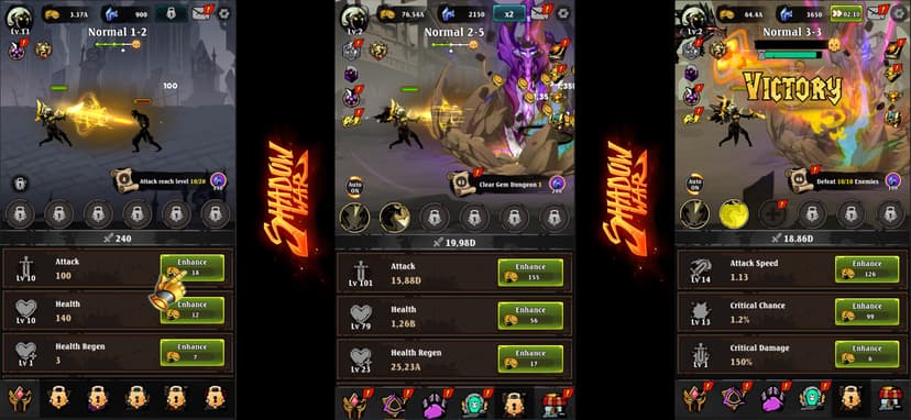 Shadow War: Idle RPG Survival screenshot 8 - screenshot