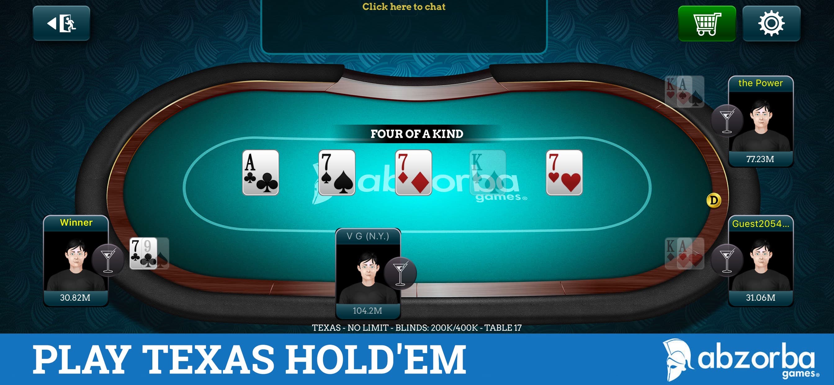 Poker Live Omaha & Texas screenshot 1 - screenshot