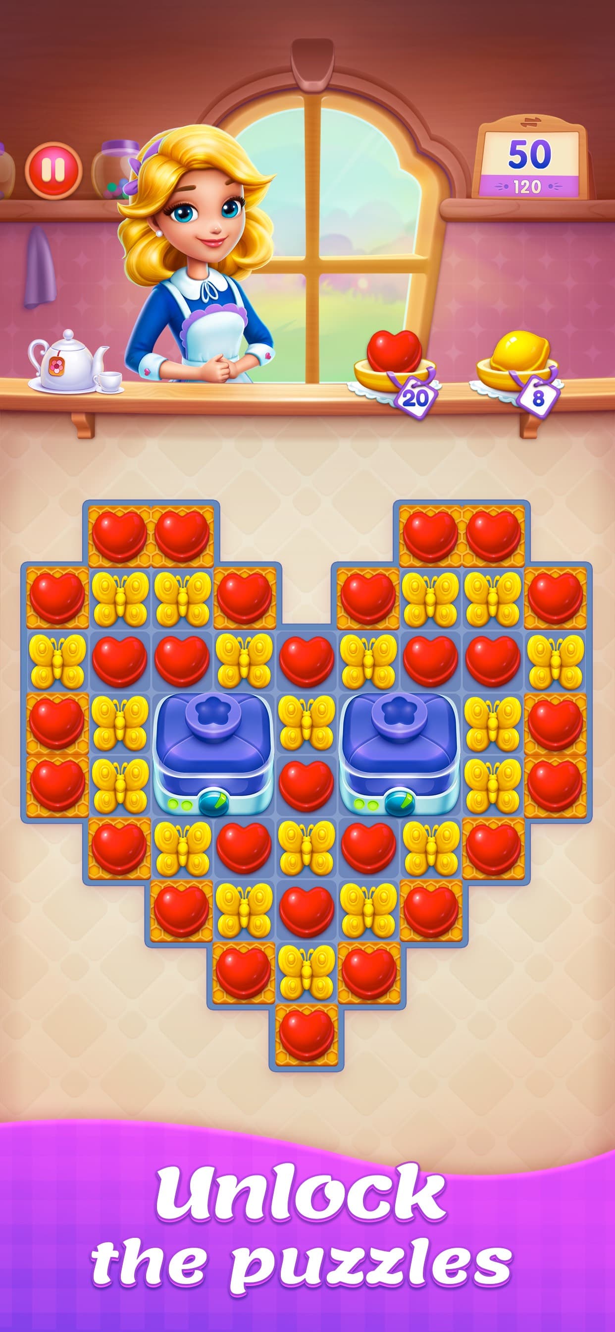 Candy Sweet Legend - Match 3 screenshot 1 - screenshot