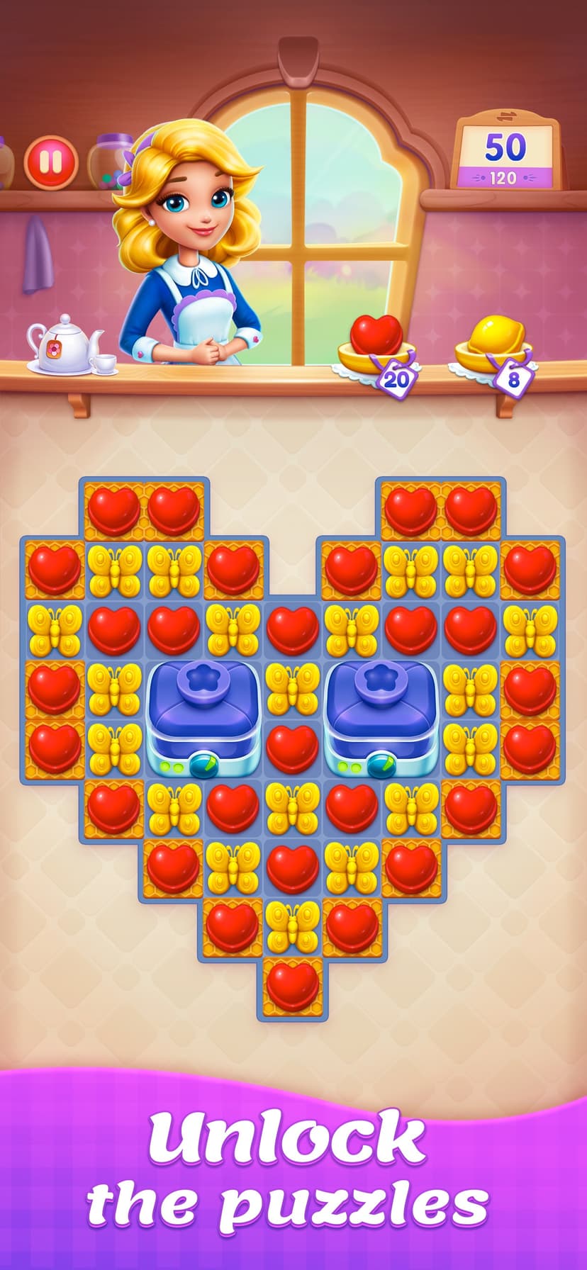 Candy Sweet Legend - Match 3 screenshot 1 - screenshot