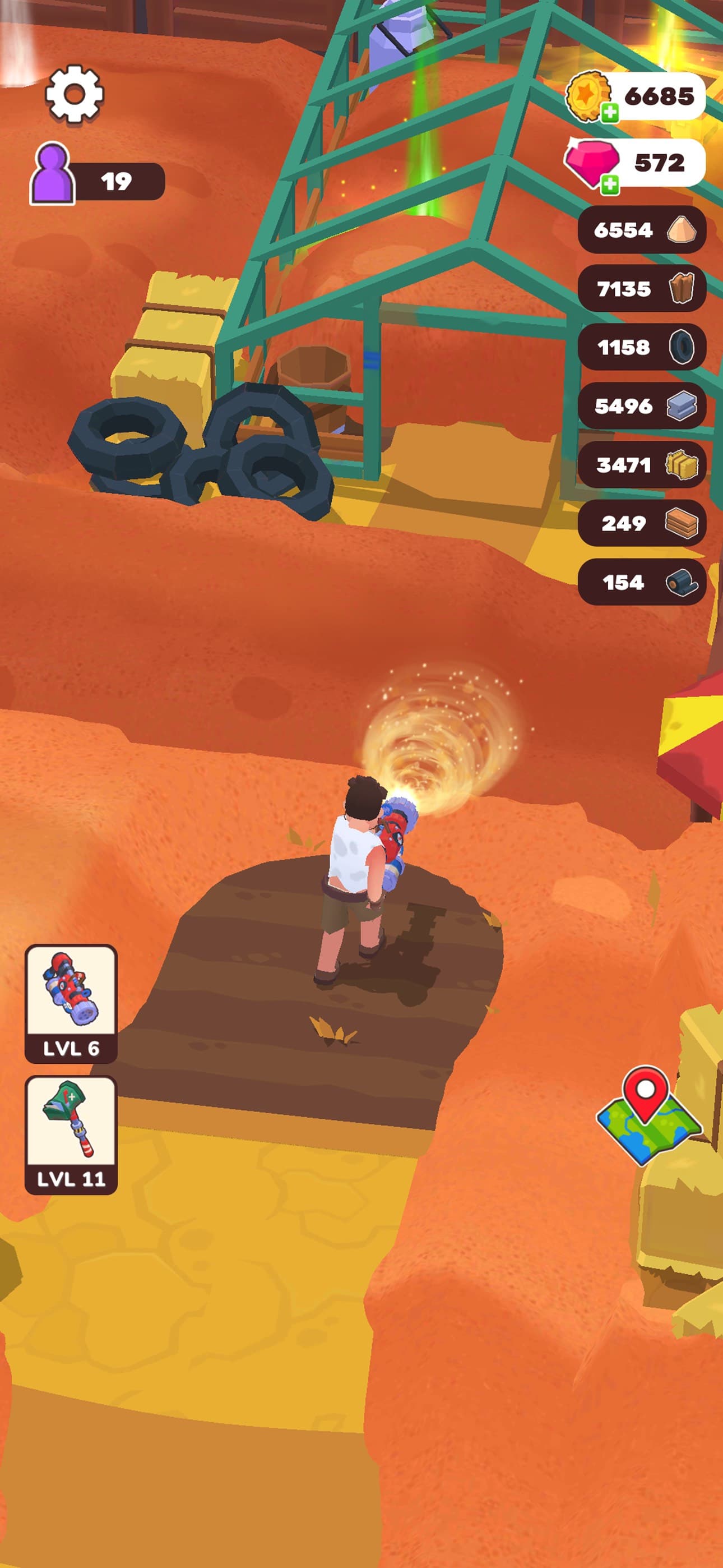 Wasteland Life: Survival Idle screenshot 1 - screenshot