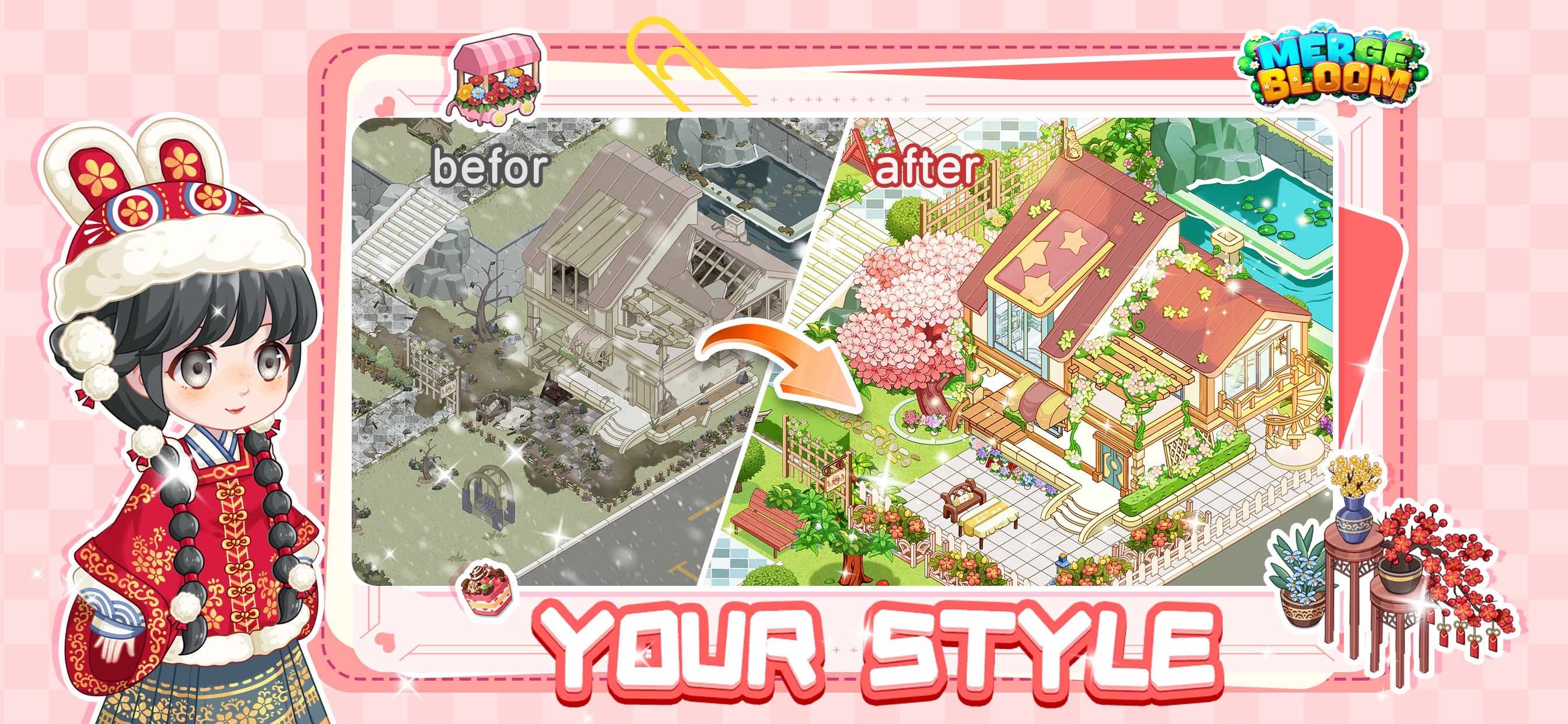 Merge Bloom - Garden games screenshot 4 - screenshot