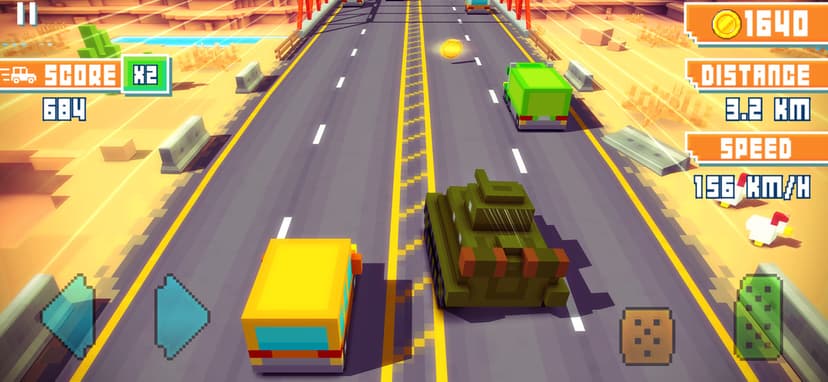 Blocky Highway screenshot 1 - screenshot