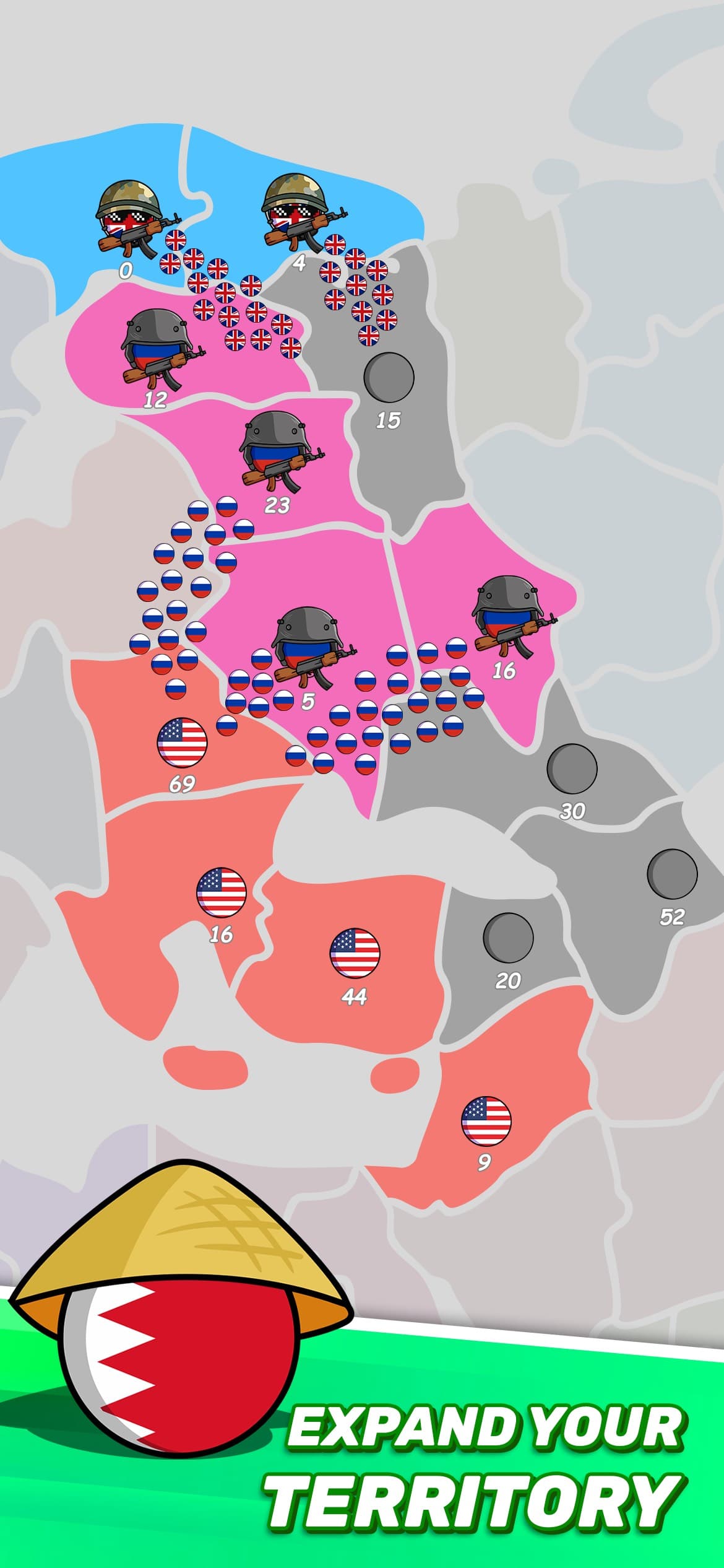 Country Balls: World Battle screenshot 3 - screenshot
