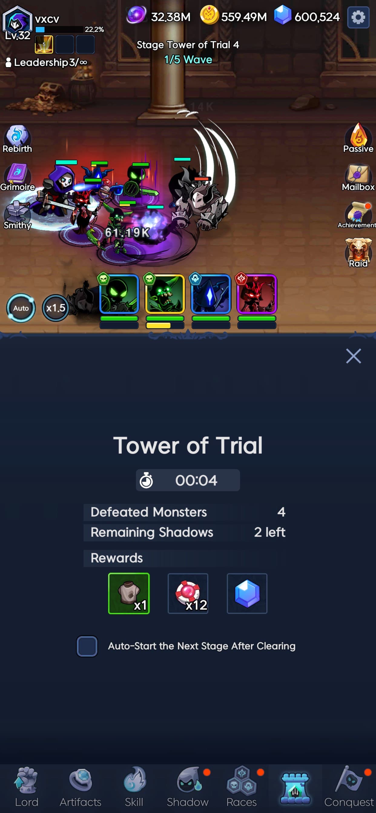 Shadow Knights : Idle RPG screenshot 8 - screenshot