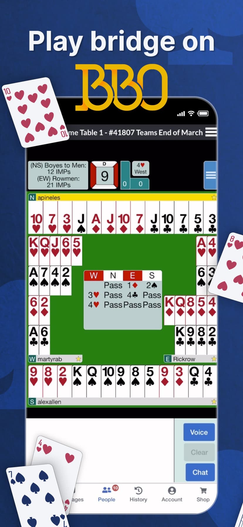 Bridge Base Online - BBO screenshot 1 - screenshot