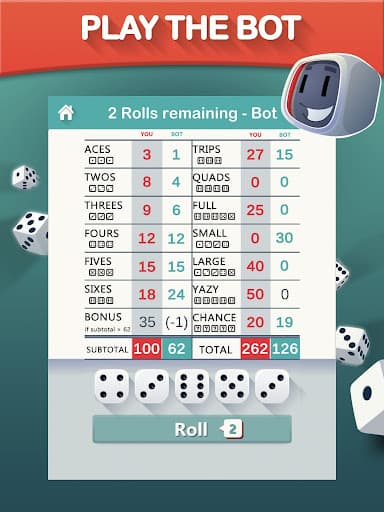 Yazy the yatzy dice game screenshot 7 - screenshot