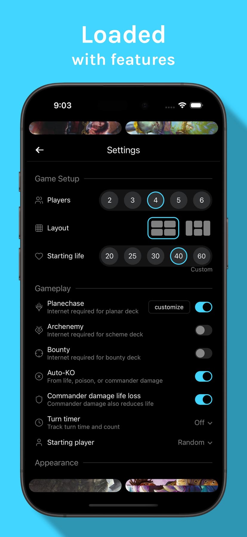 Lifetap Life Counter for MTG screenshot 5 - screenshot