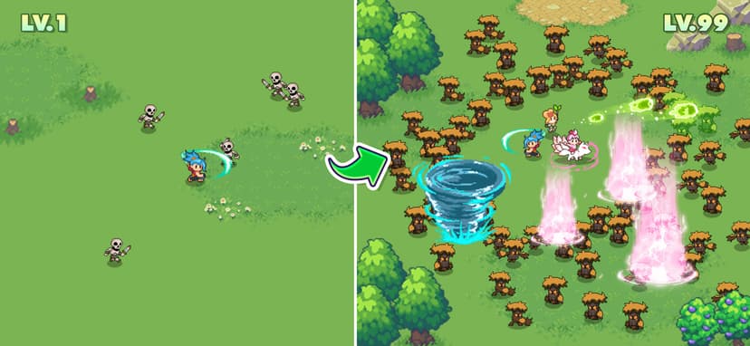 Guardian War: RPG Pixel Games screenshot 1 - screenshot