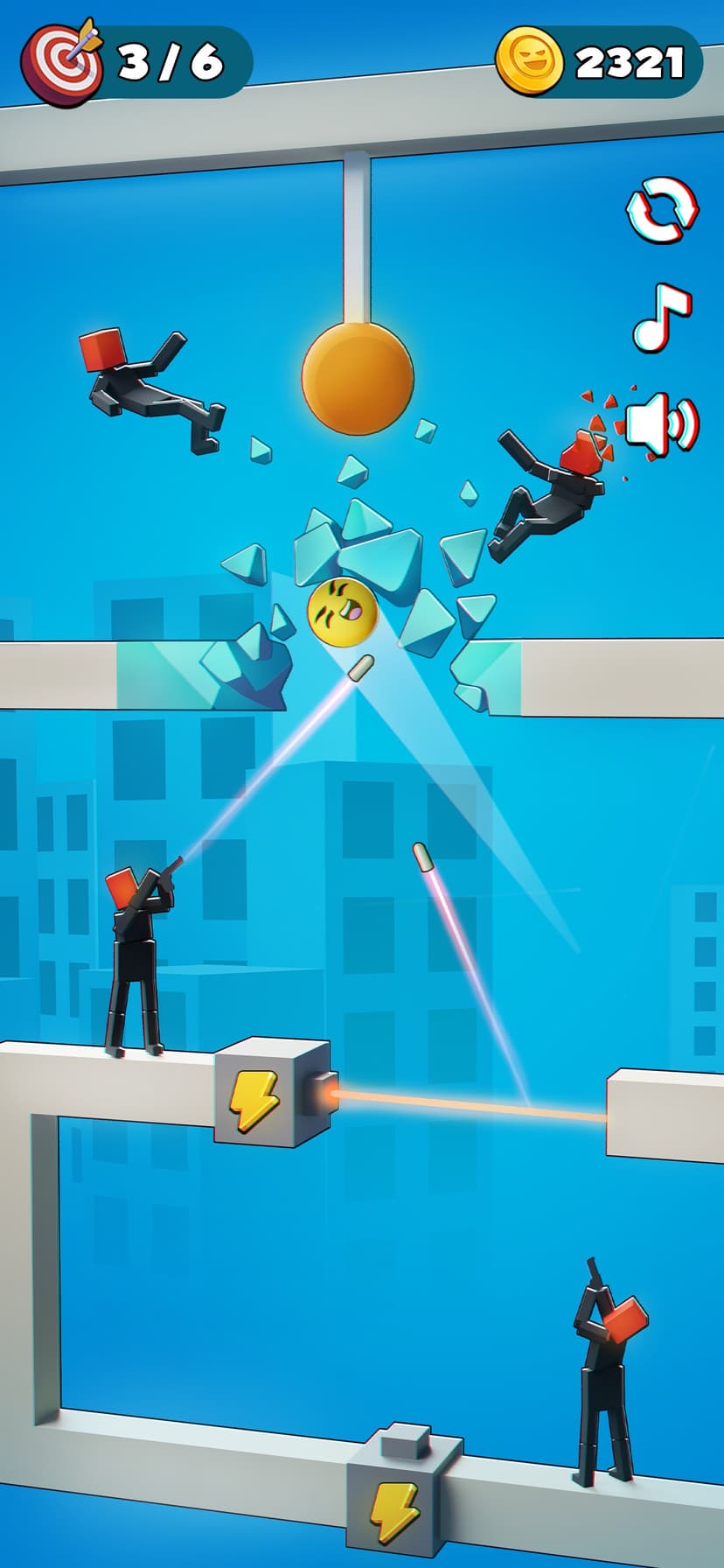 Bullet Smile: Ragdoll Puzzles screenshot 3 - screenshot