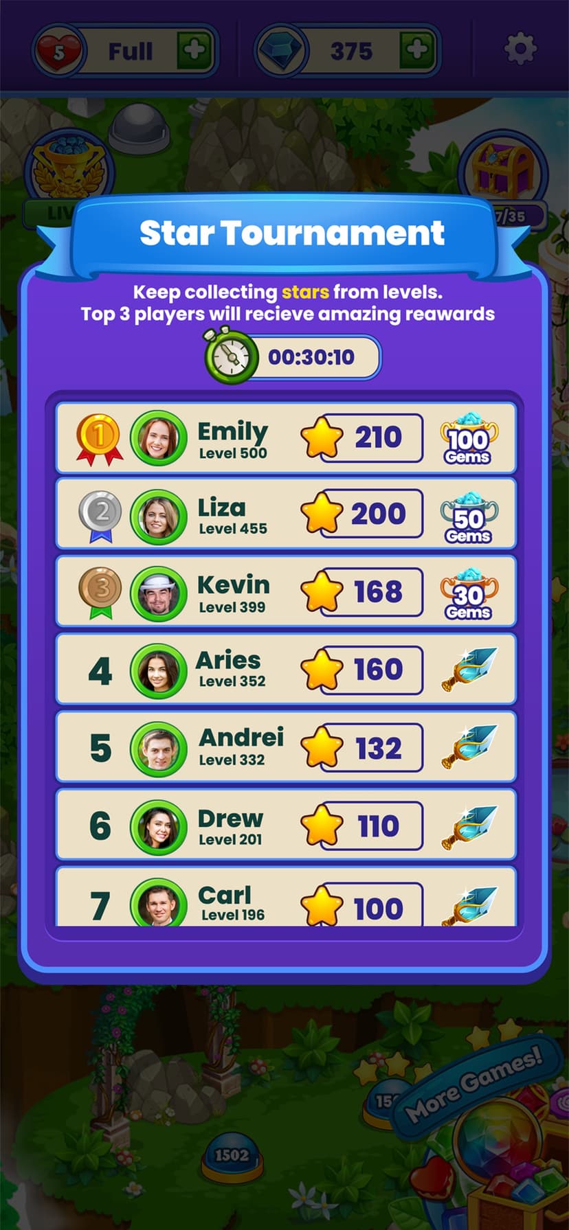 Gem Blast Match 3 Jewel Crush screenshot 2 - screenshot