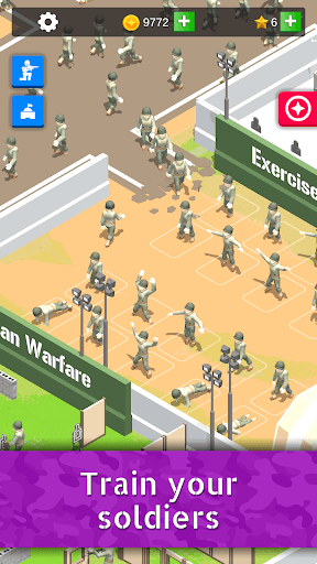 Idle Army Base: Tycoon Game screenshot 2 - screenshot