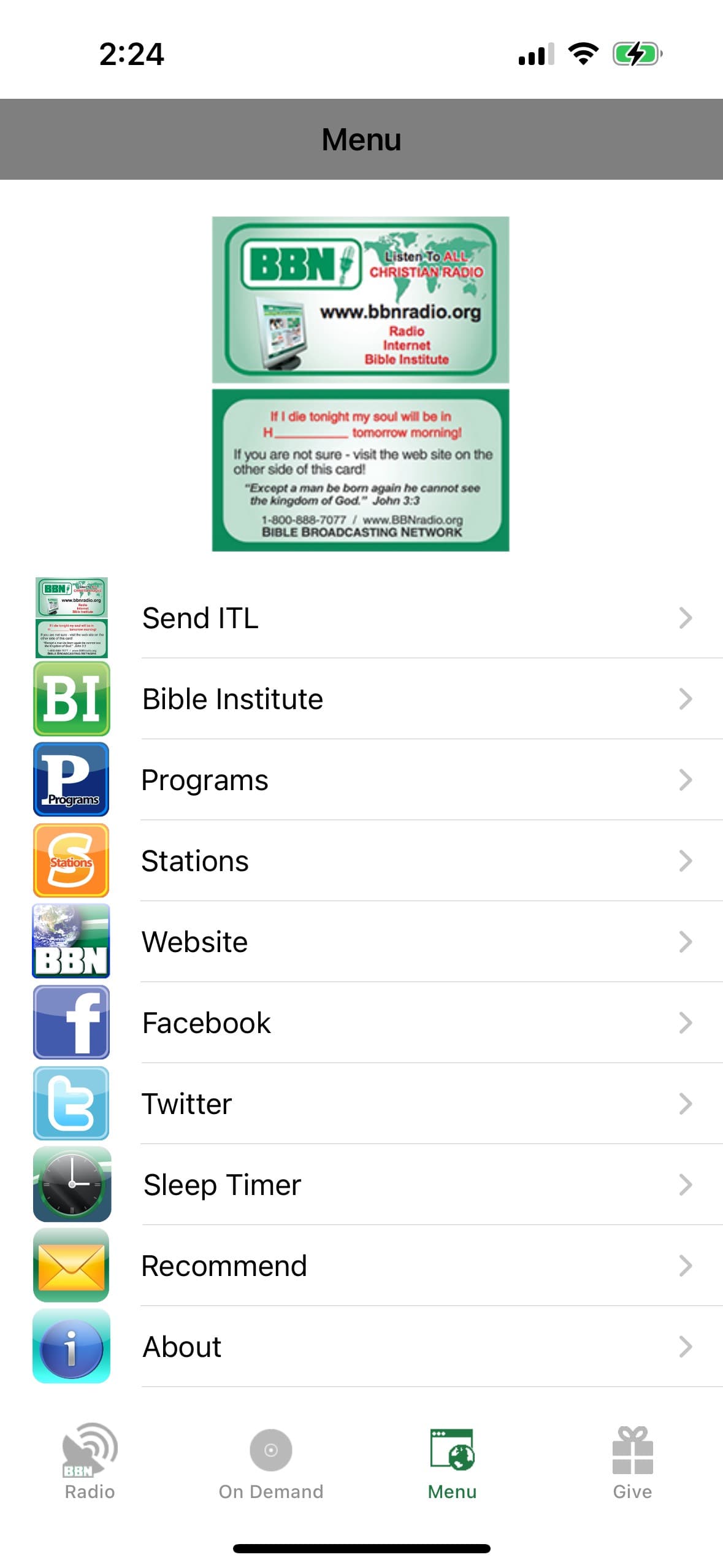 BBN - Christian Radio screenshot 1 - screenshot
