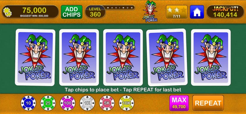 Video Poker Jackpot! screenshot 3 - screenshot