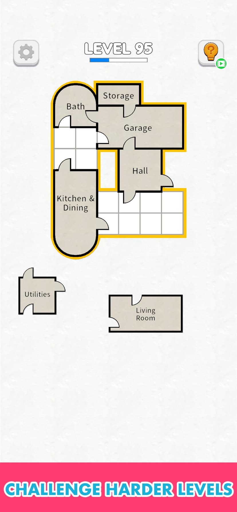 Room Sort - Floor Plan Puzzle screenshot 4 - screenshot