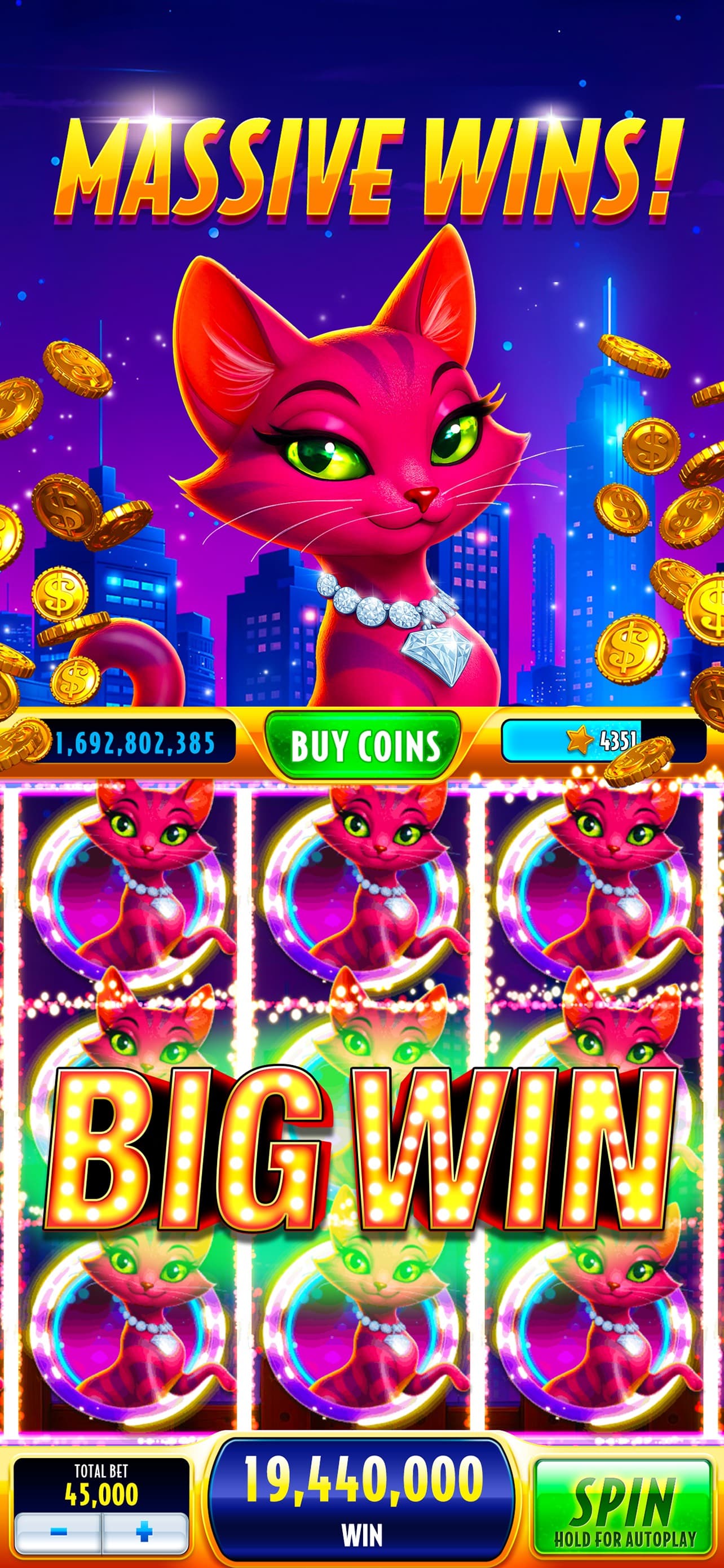 Xtreme Slots Vegas Casino Game screenshot 1 - screenshot