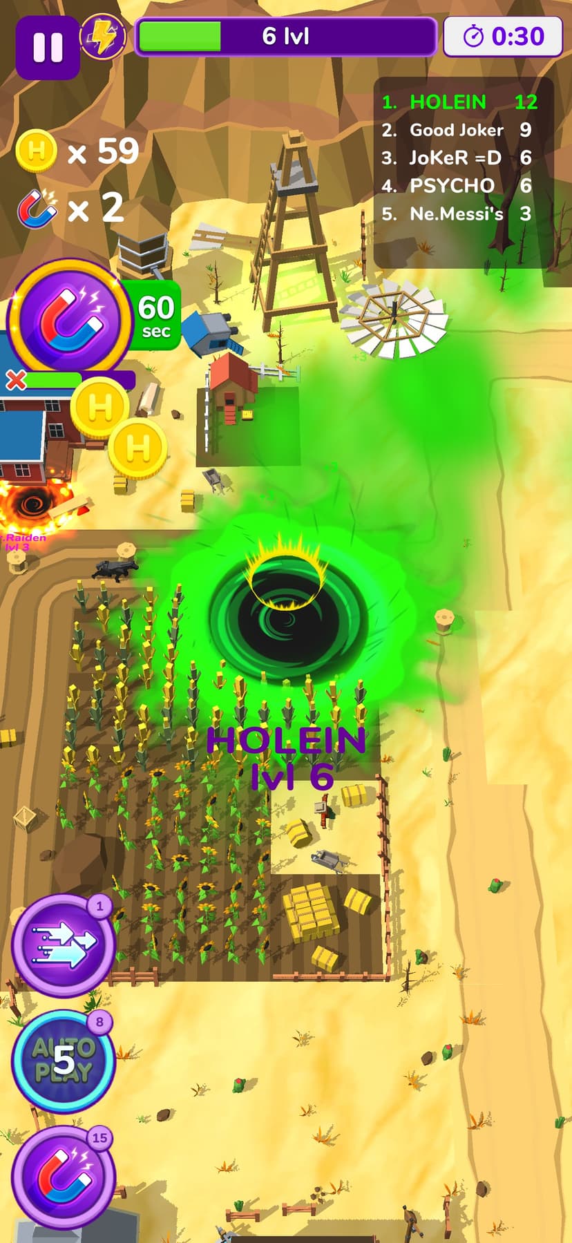 Holein. hole io blackhole game screenshot 9 - screenshot