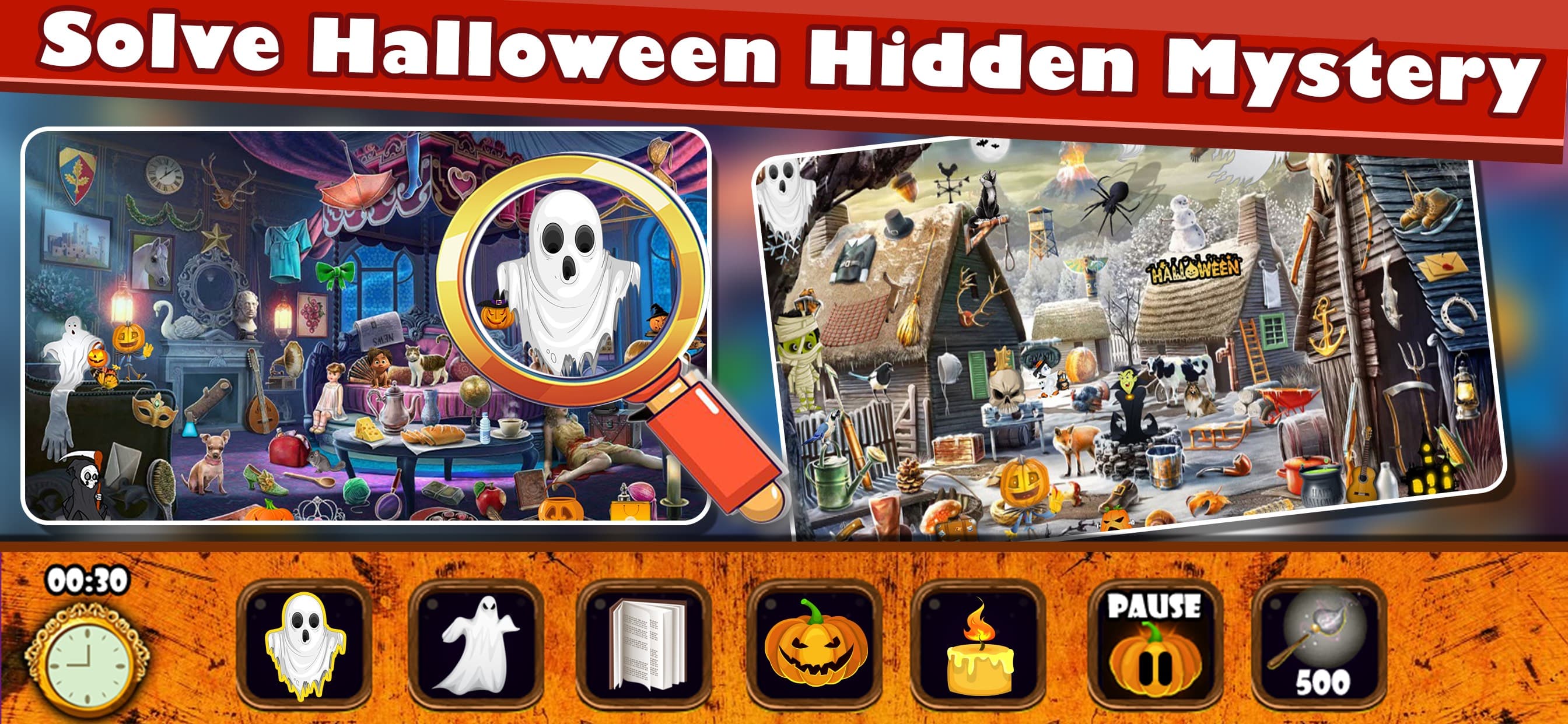 Halloween Hidden Objects Games screenshot 3 - screenshot