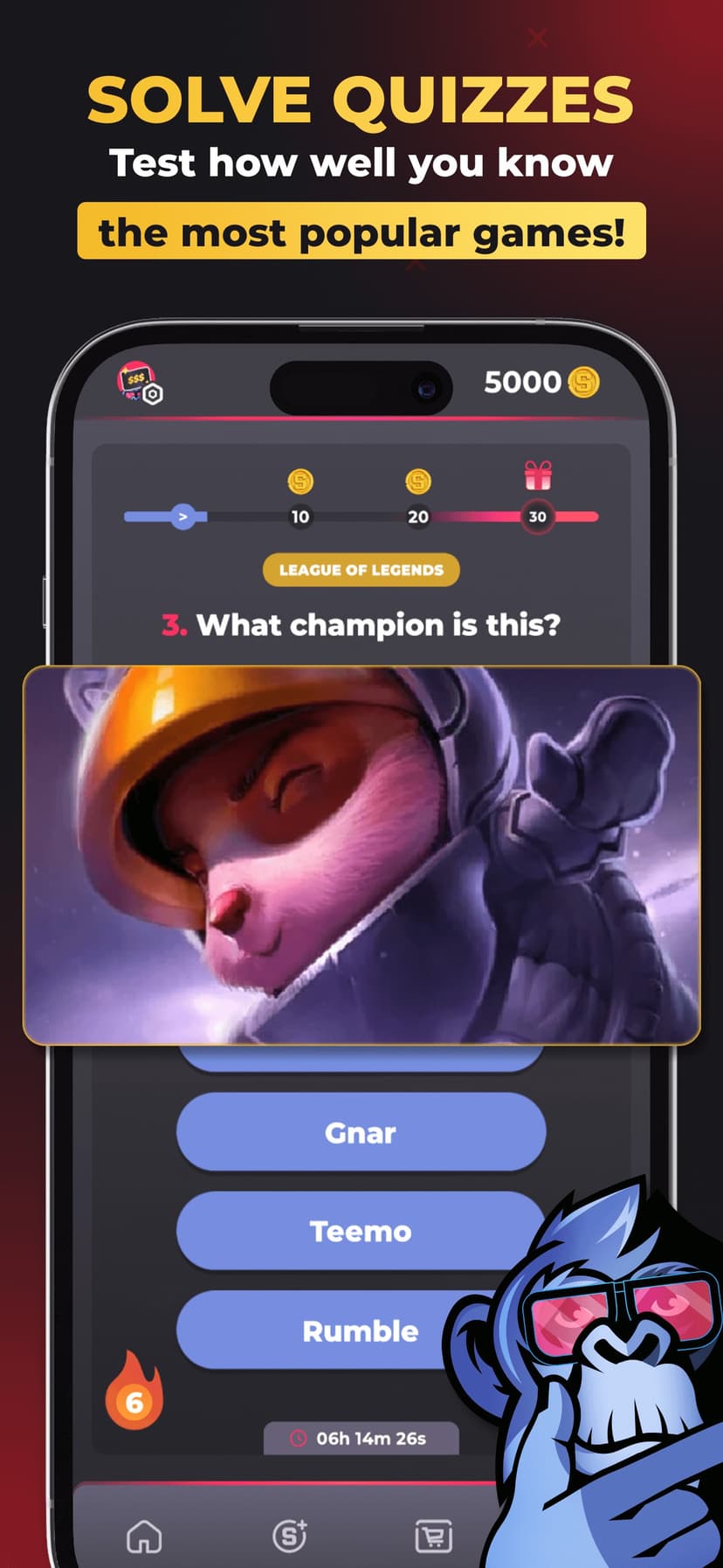 Skinape for Games - Play Quiz screenshot 1 - screenshot