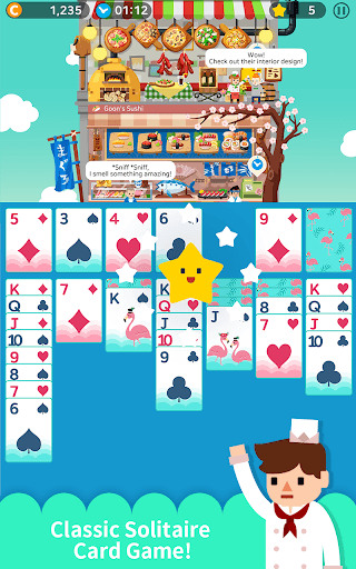 Solitaire Cooking Tower screenshot 1 - screenshot