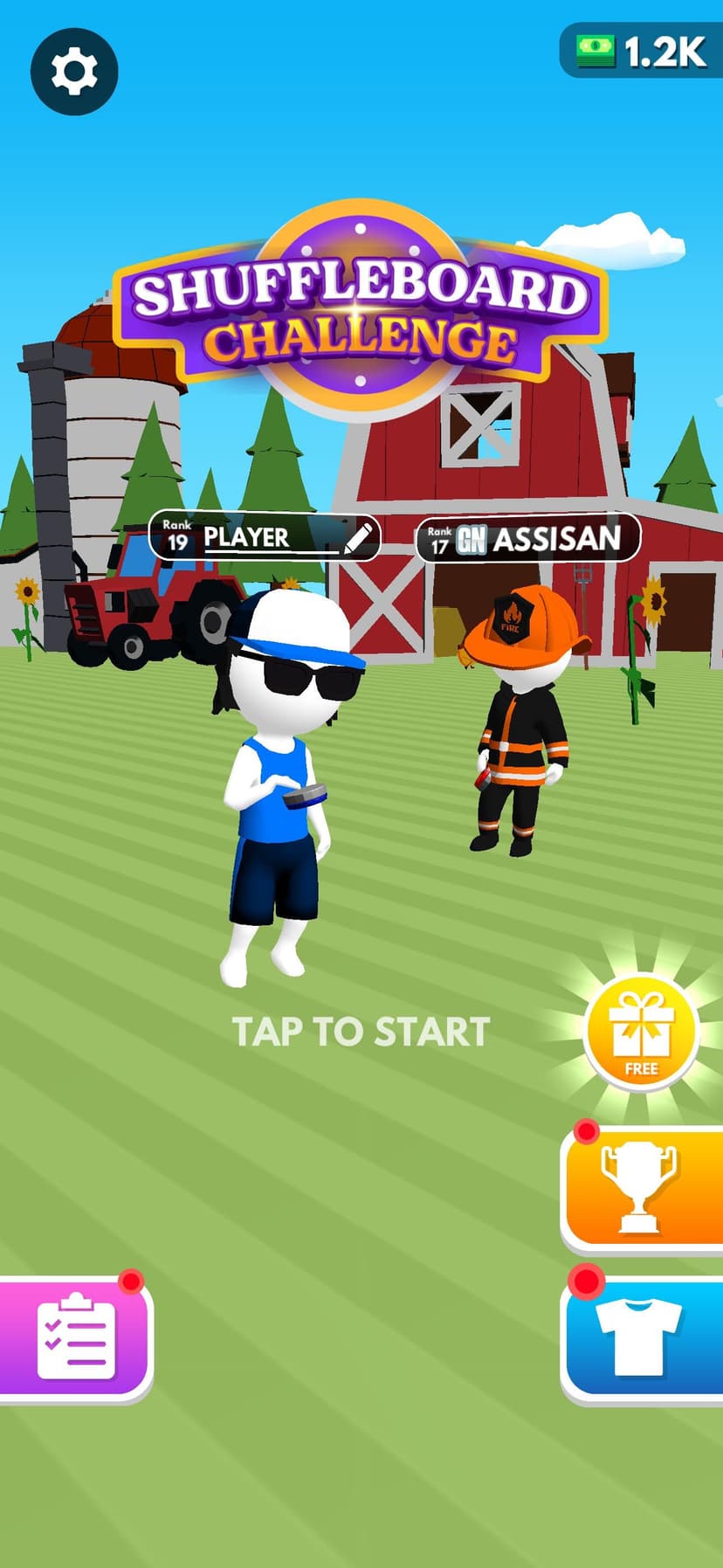 Shuffleboard Challenge screenshot 1 - screenshot