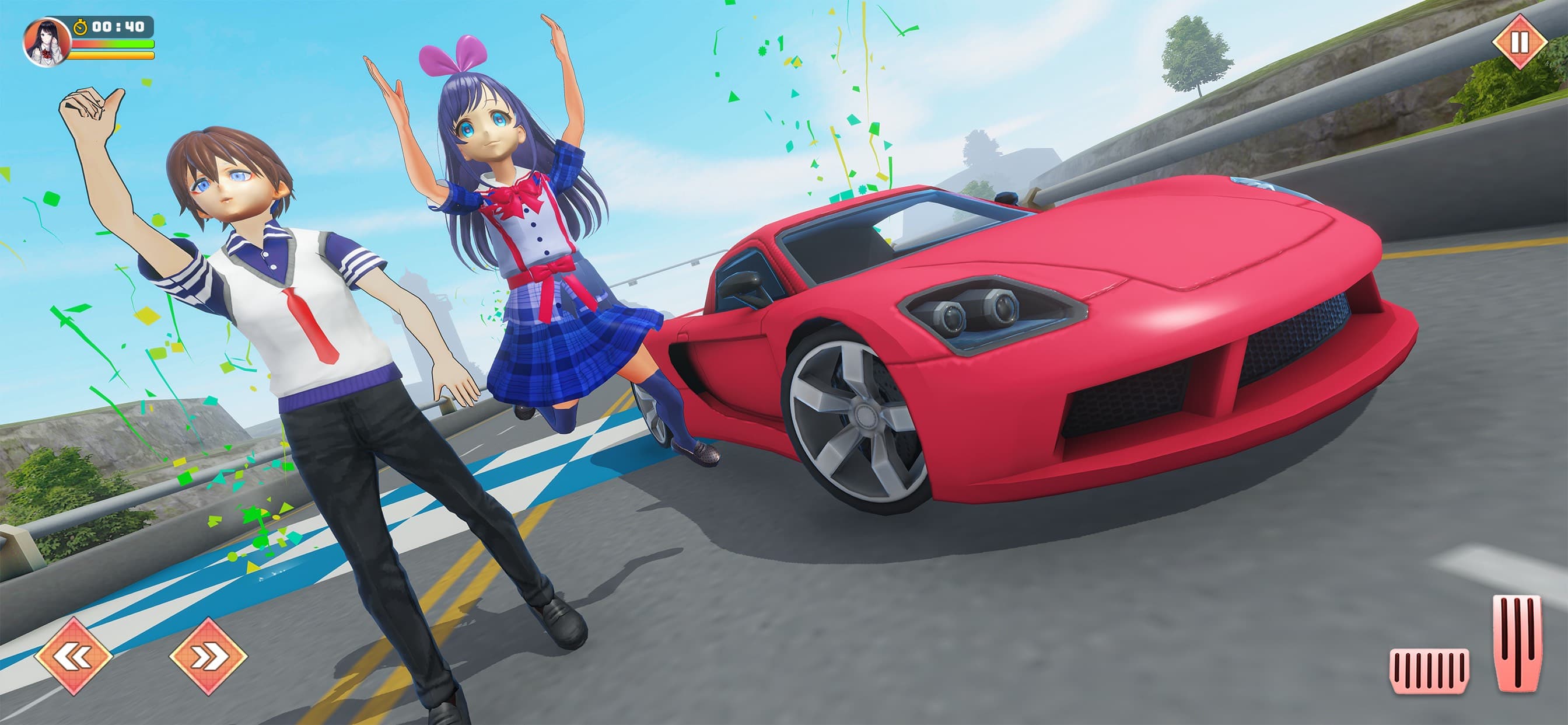 Anime School Girl Love Life 3D screenshot 5 - screenshot