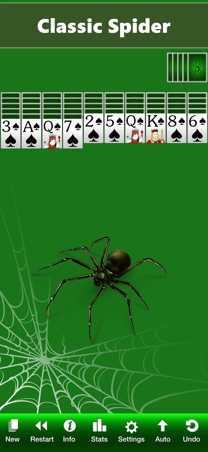 Spider Solitaire ‏‎ screenshot 2 - screenshot