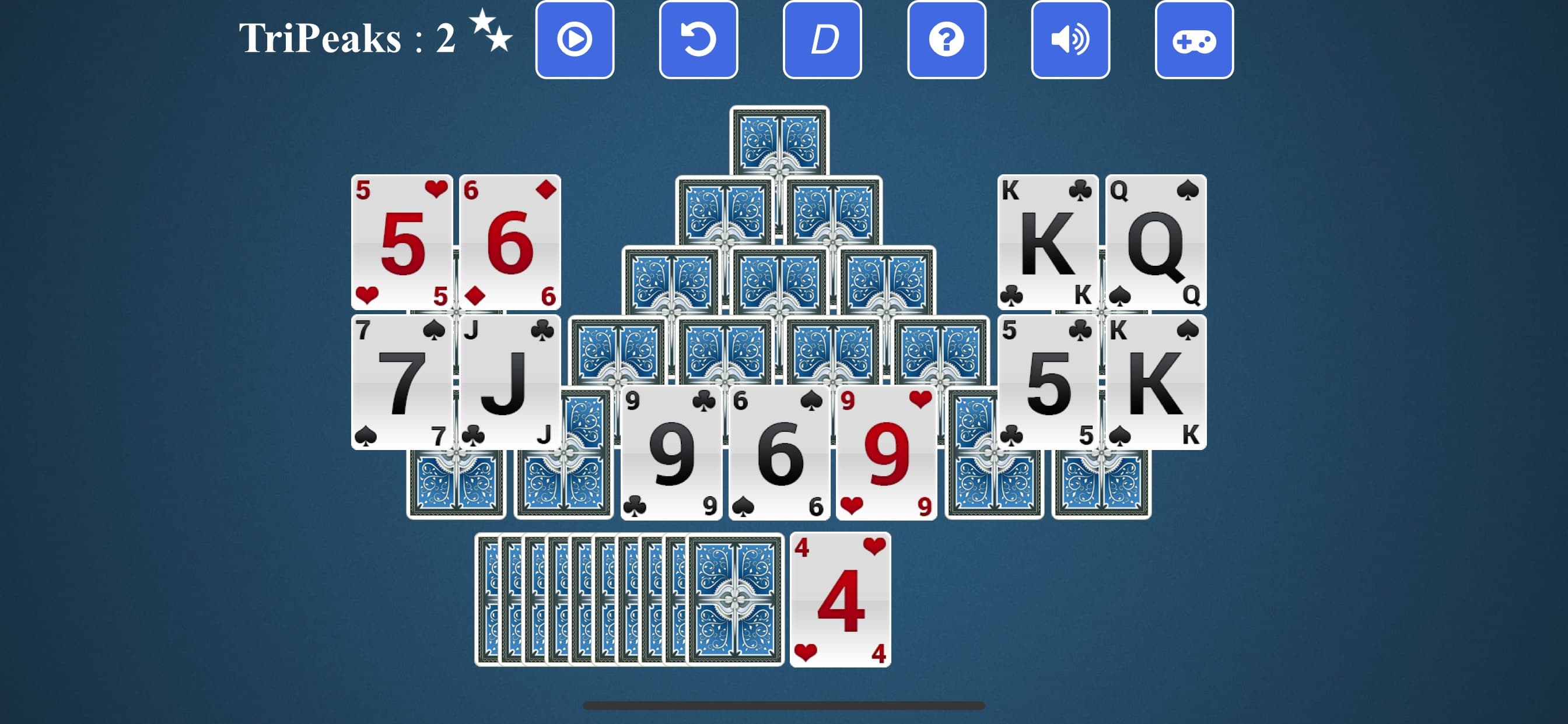 TriPeaks Solitaire + screenshot 2 - screenshot