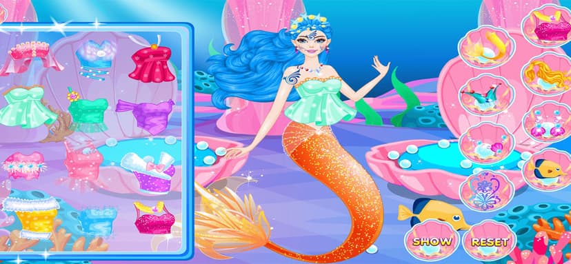 Mermaid Games, Dressing & Hair screenshot 7 - screenshot