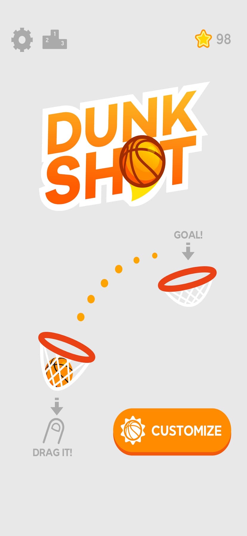 Dunk Shot screenshot 1 - screenshot