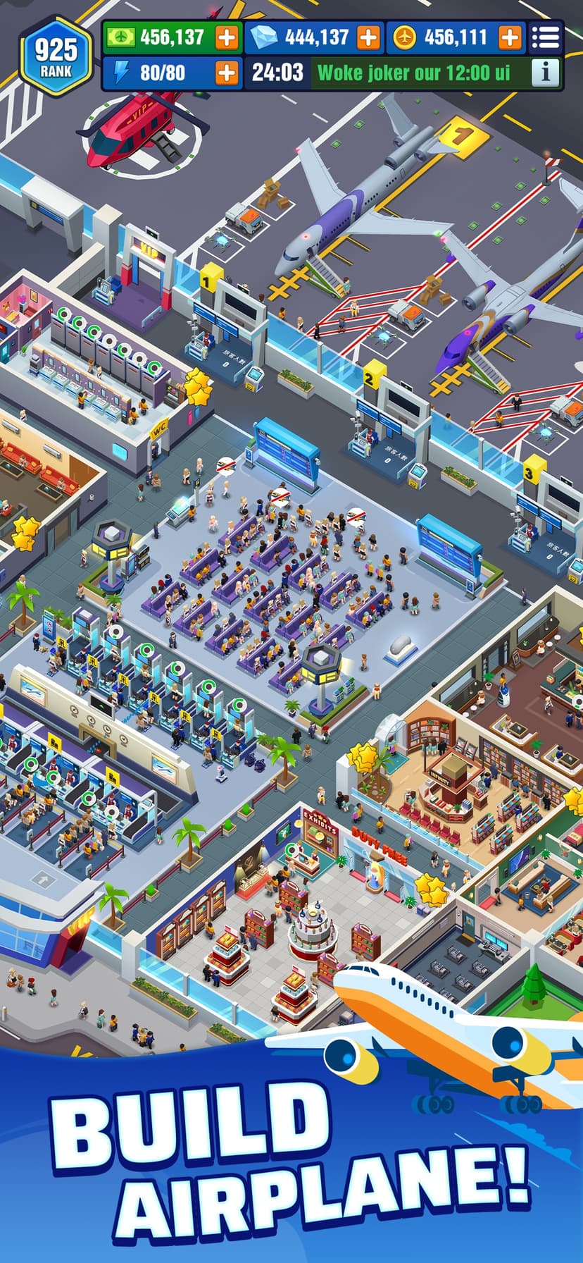 Idle Airport Empire Tycoon screenshot 1 - screenshot