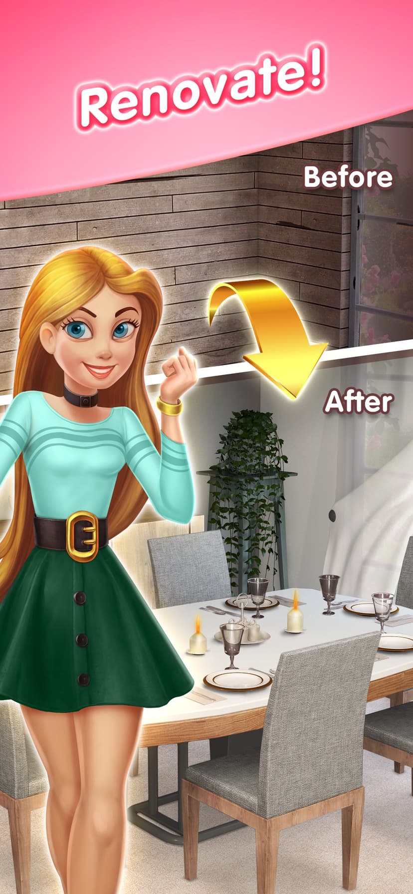 Tile Mansion - Puzzle & Design screenshot 1 - screenshot