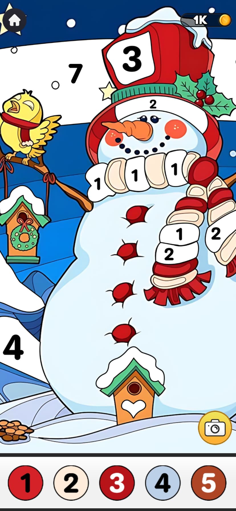 Christmas Coloring By Numbers screenshot 2 - screenshot