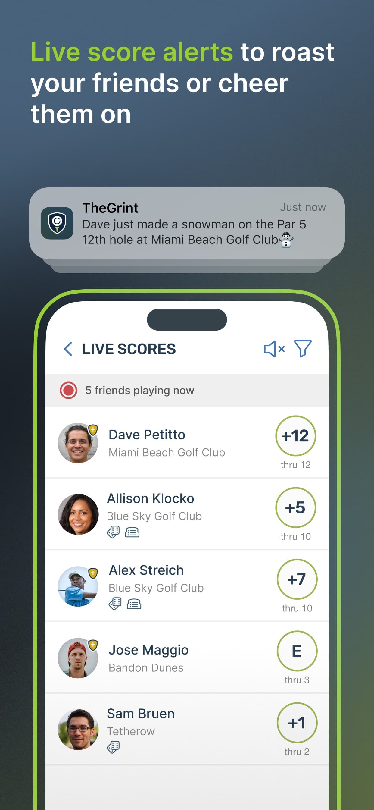 TheGrint: Golf GPS & Scorecard screenshot 9 - screenshot