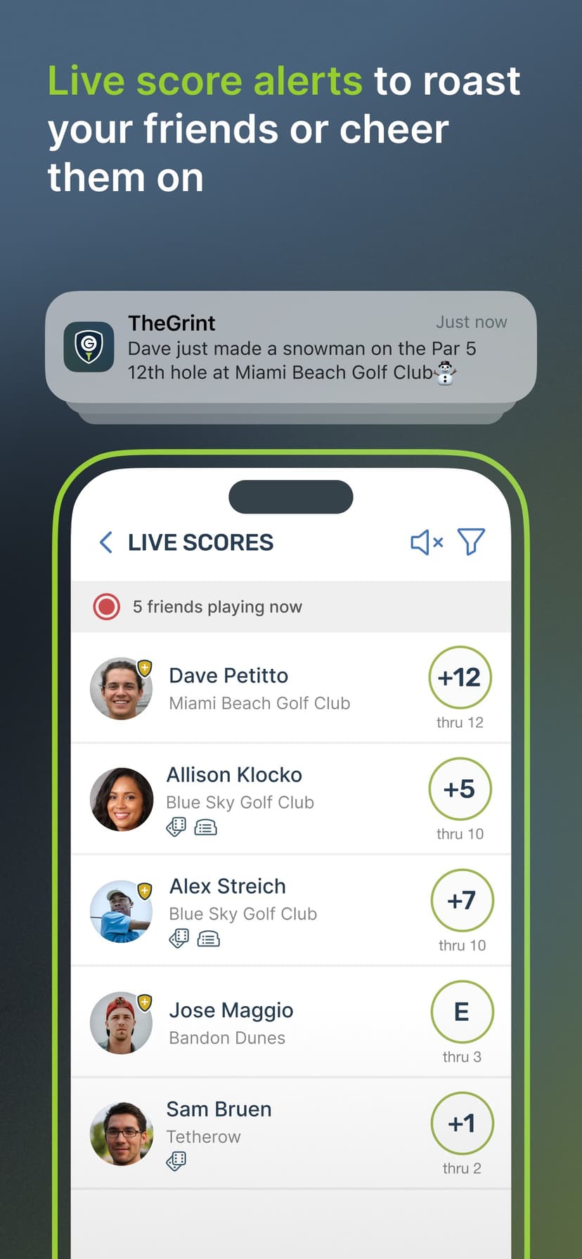 TheGrint: Golf GPS & Scorecard screenshot 9 - screenshot