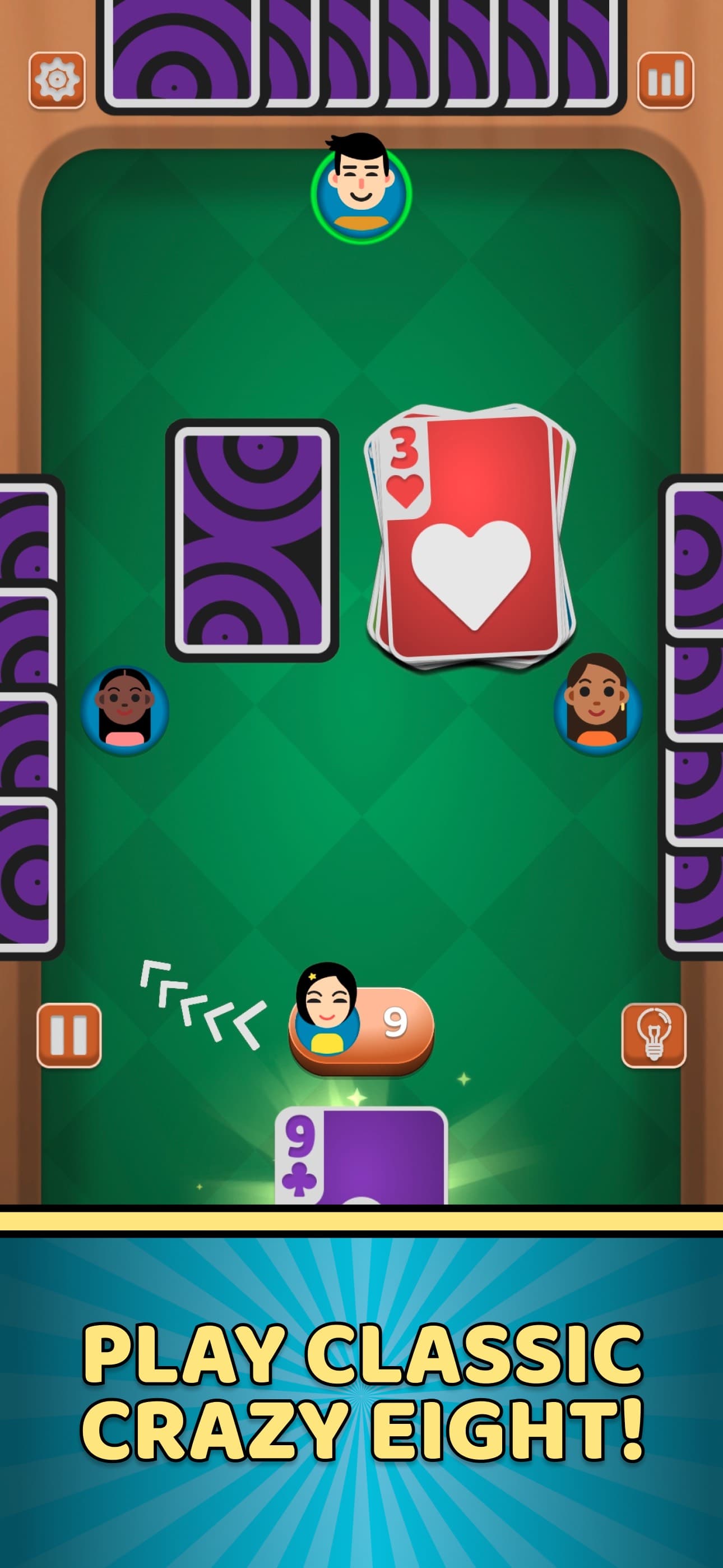 Crazy 8: Card game screenshot 1 - screenshot