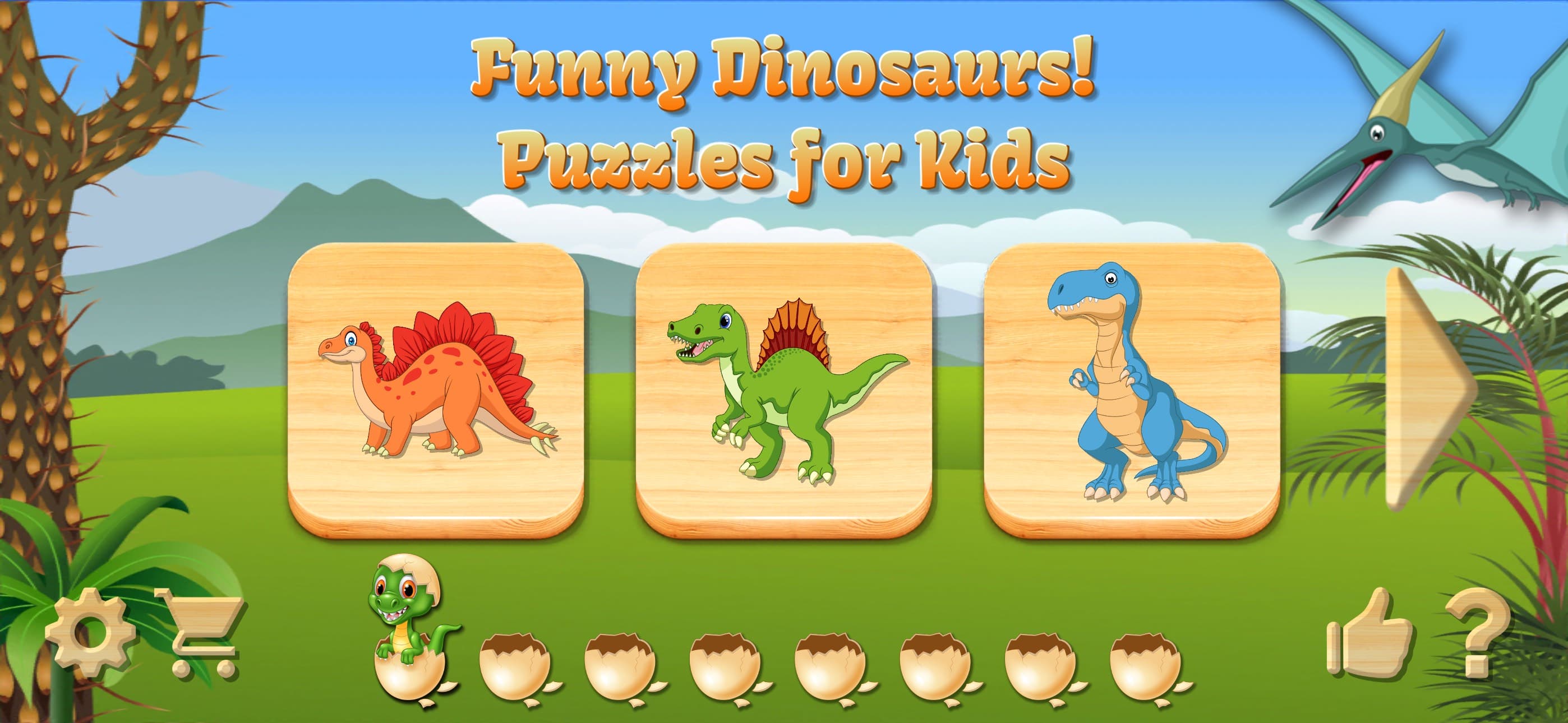 Dino Puzzle - childrens games screenshot 1 - screenshot