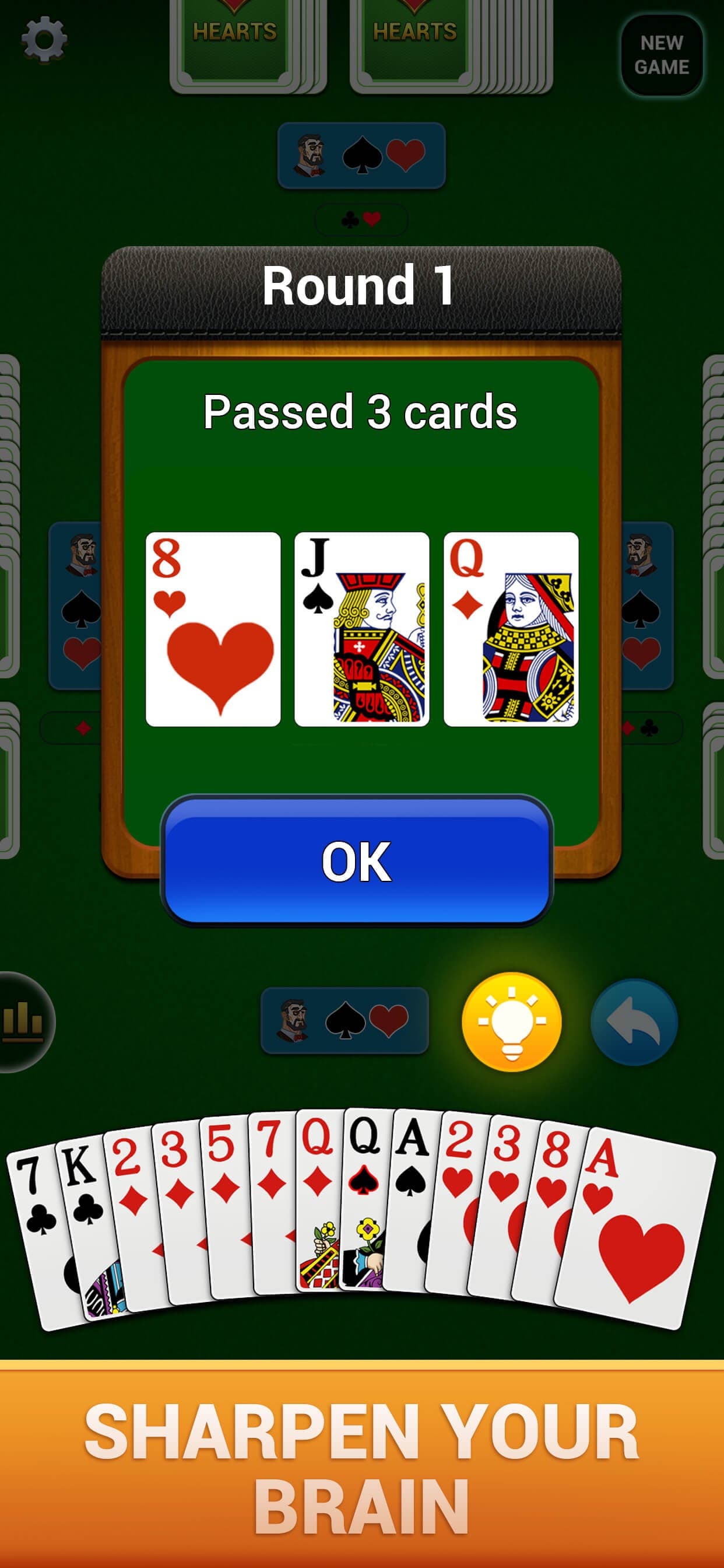 Hearts : Deluxe Card Game screenshot 2 - screenshot