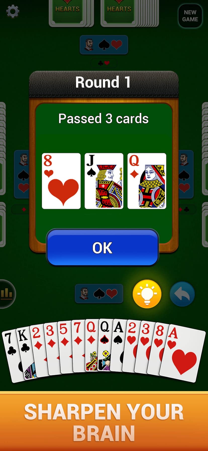 Hearts : Deluxe Card Game screenshot 2 - screenshot