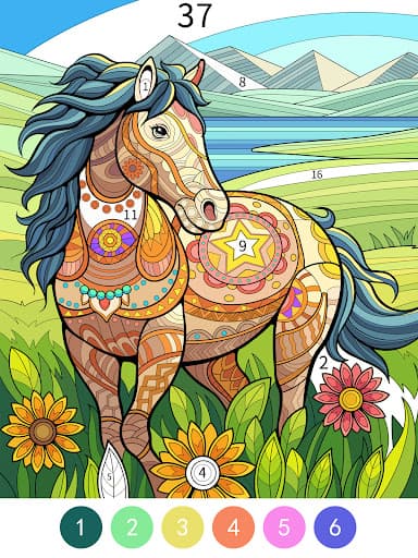 Tangle Color by Number Book screenshot 8 - screenshot